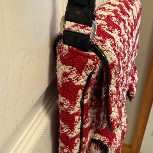Rare Vera Bradley Red White Houndstooth
Saddle Bag Limited Edition main image 10